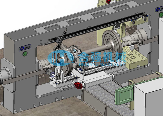 CNC Horizontal Wheel Press Machine 300 Tons With Preassembly Stand