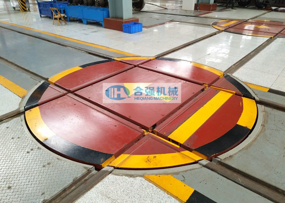 piattaforma girevole motorizzata ferrovia di 3500mm con 20 tonnellate di capacità